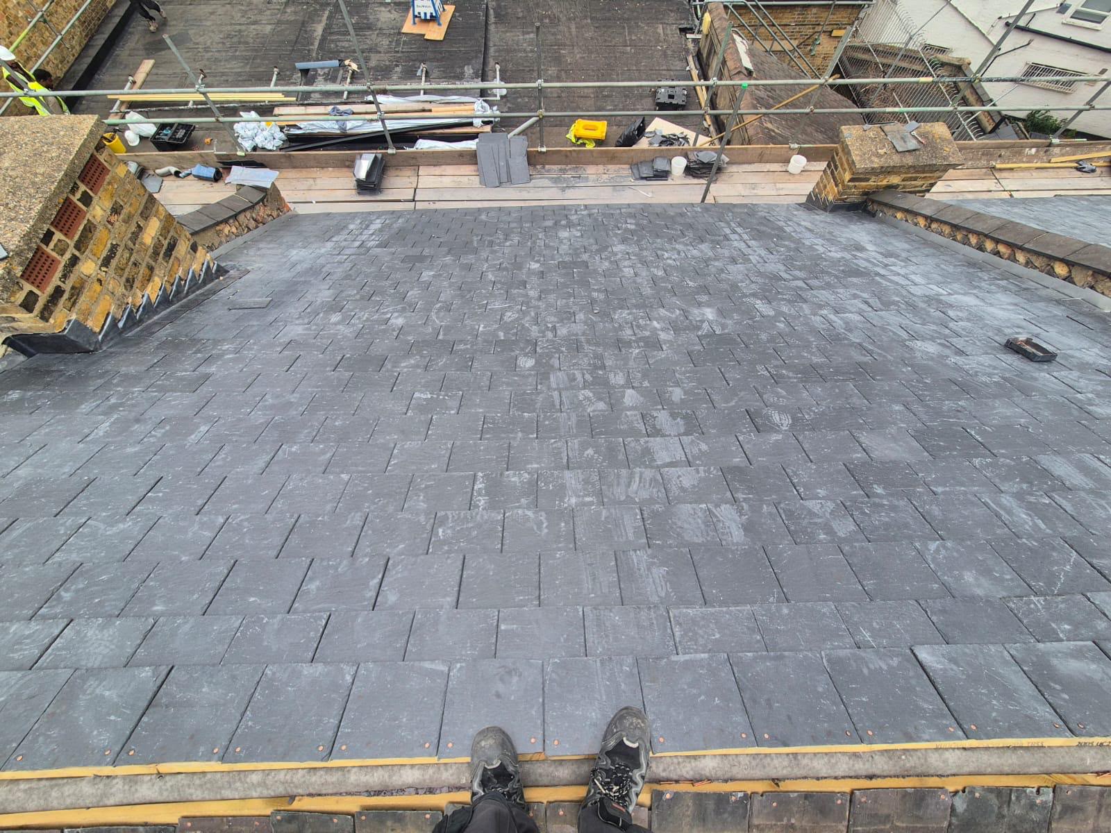 Wide slate pitch
